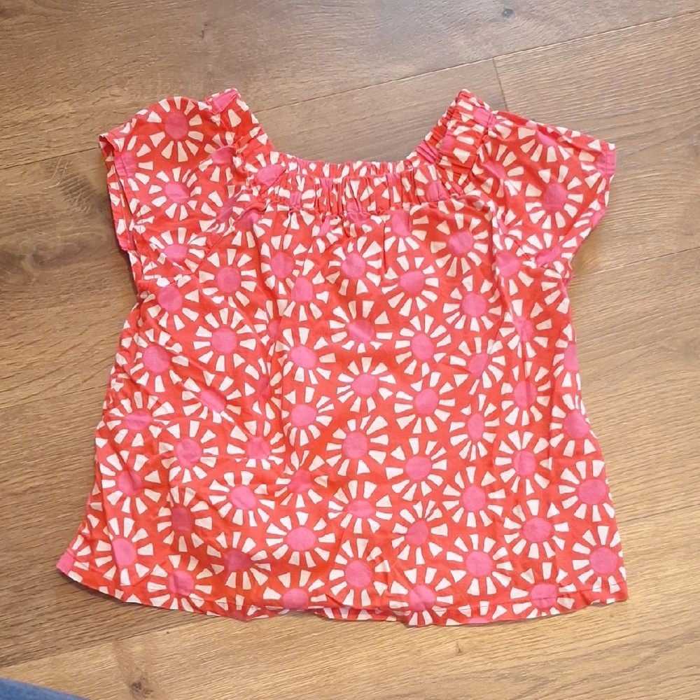 Primary Red and Pink Kids Short Sleeve Tee